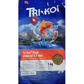 Hrana scufundabila crapi Koi Trikoi Vital 4.5 mm ( pentru apa rece 6-12 GR C )  -5 kg